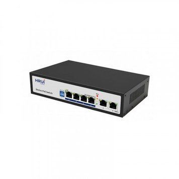 POE комутатор HongRui HR902-AF-42N 6-ти портовий 000061073 фото