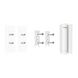 Крепежная панель Ajax SmartBracket для DoorProtect White (9521.03.WH)