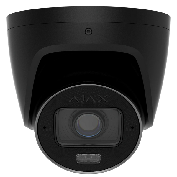 Дротова IP-камера відеоспостереження Ajax TurretCam HLVF (5 Mp) Black