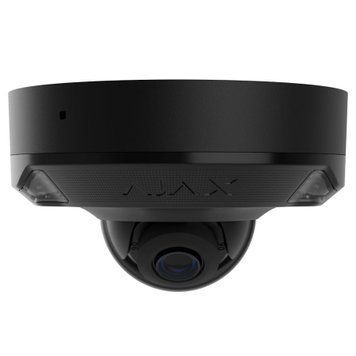 Проводная охранная IP-камера Ajax DomeCam Mini HL (8 Mp/4 mm) Black (126274.214.BL1) 000059529 фото