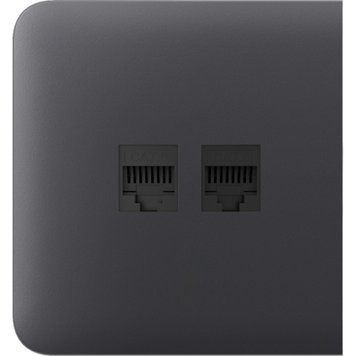 Бічна панель для вбудованої інтернет-розетки Ajax SideCover (LAN) Graphite (126215.319.GP) 000058926 фото