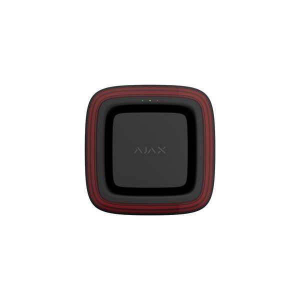 Бездротовий адресний пожежний оповіщувач світлозвуковий Ajax EN54 FireProtect (Sounder/VAD) Jeweller Black