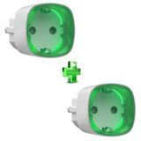 Радиоуправляемая умная розетка Ajax Socket (type F) Jeweller со счетчиком энергопотребления 2 шт 000012320+000012320 фото