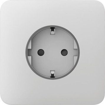Передня панель для вбудованої розетки Ajax SoloCover (basic) White (89055.164.WH) 000046683 фото