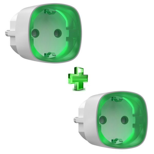 Радиоуправляемая умная розетка Ajax Socket (type F) Jeweller со счетчиком энергопотребления 2 шт 000012320+000012320 фото Радиоуправляемая умная розетка Ajax Socket (type F) Jeweller со счетчиком энергопотребления 2 шт 000012320+000012320 фото