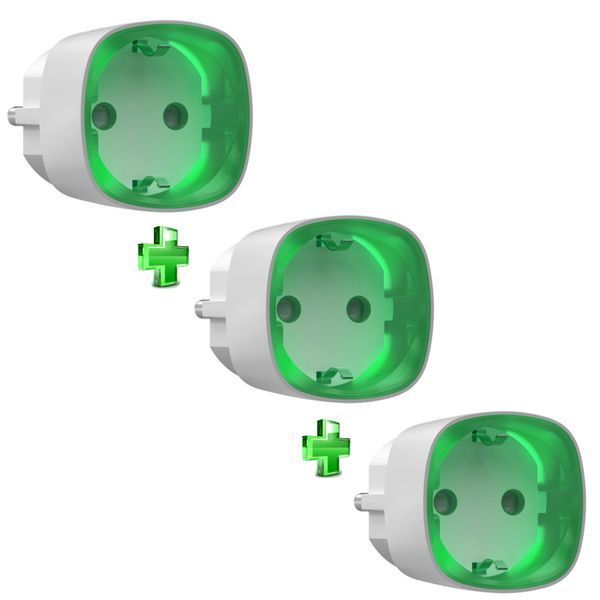 Радиоуправляемая умная розетка Ajax Socket (type F) Jeweller со счетчиком энергопотребления 3 шт 000012320+000012320+000012320 фото Радиоуправляемая умная розетка Ajax Socket (type F) Jeweller со счетчиком энергопотребления 3 шт 000012320+000012320+000012320 фото