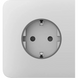 Бічна панель для вбудованої розетки Ajax SideCover (basic) White (89071.163.WH)