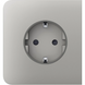 Бічна панель для вбудованої розетки Ajax SideCover (basic) Oyster (89078.163.OY)
