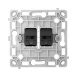 Механизм розетки Ajax OutletCore (LAN) Vertical Black (128848.165.BL) 000058896 фото
