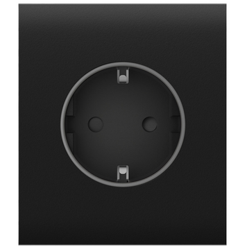 Центральная панель для встроенной розетки Ajax CenterCover (basic) Black (89088.162.BL) 000046694 фото