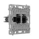 Механизм розетки Ajax OutletCore (LAN) Vertical Black (128848.165.BL) 000058896 фото 2