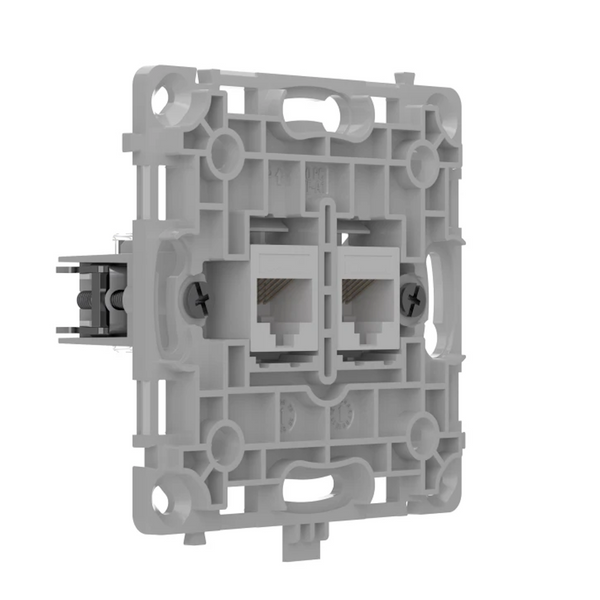 Механізм розетки Ajax OutletCore (LAN) Vertical White (126186.165.WH) 000058897 фото