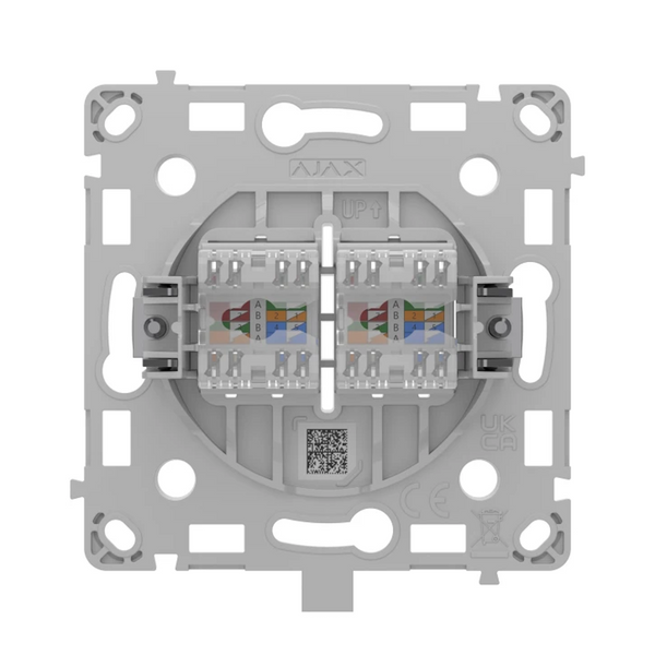 Механізм розетки Ajax OutletCore (LAN) Vertical White (126186.165.WH) 000058897 фото